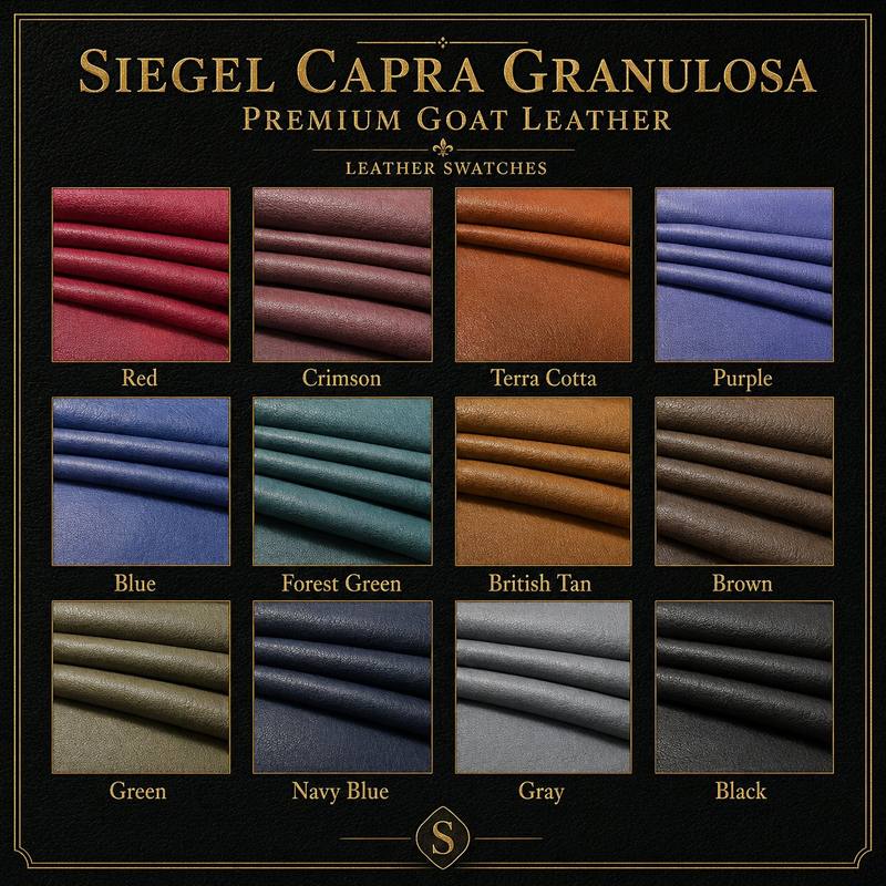 Sokoto Goatskin swatches