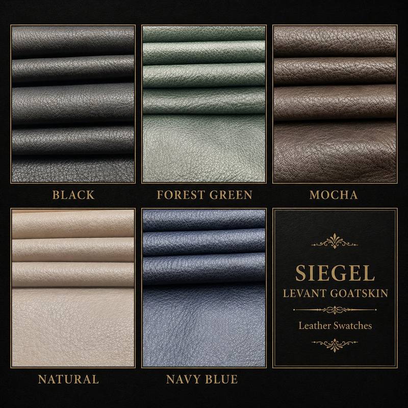 Siegel Levant Goatskin swatches